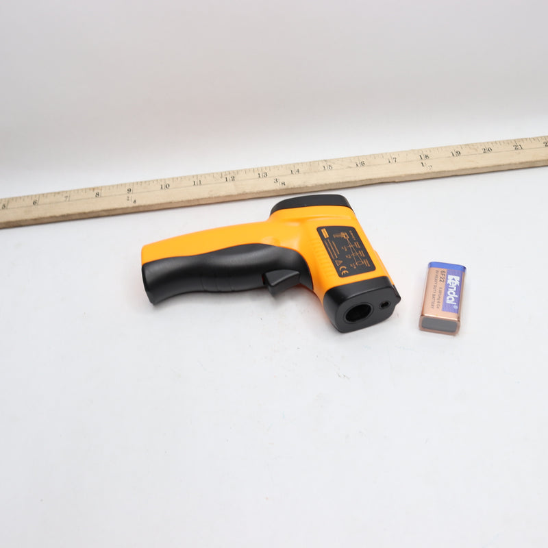 Bartello Non-Contact Infrared Thermometer Up To 1000F 9V Battery