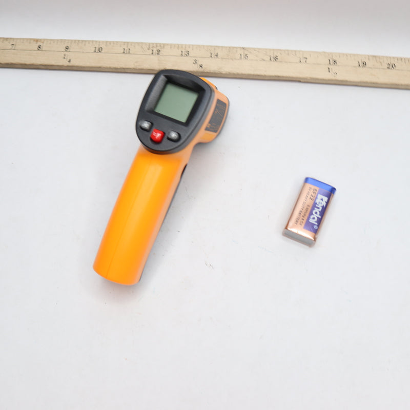 Bartello Non-Contact Infrared Thermometer Up To 1000F 9V Battery