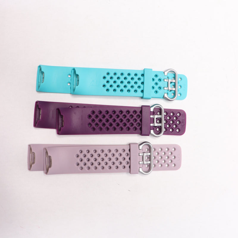 (3-Pk) Maledan Watch Band Strap Bracelet Wristband For Fitbit DIY Accessory 23mm