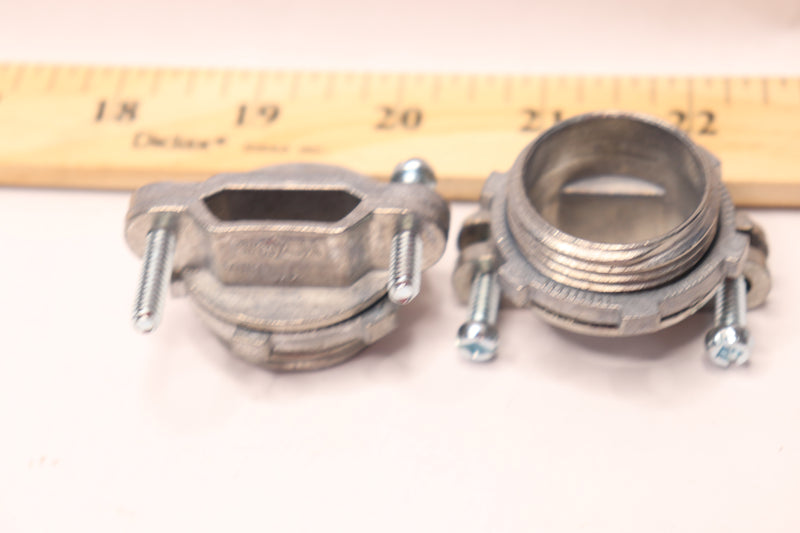 (2-Pk) Romex Squeeze Connectors 1"