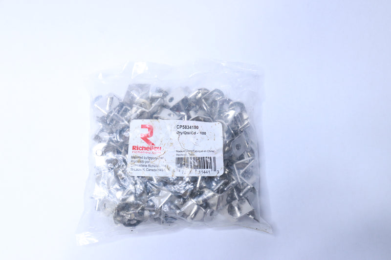 (100-Pk) Richelieu L-Shaped Metal Shelf Pins CP5834180