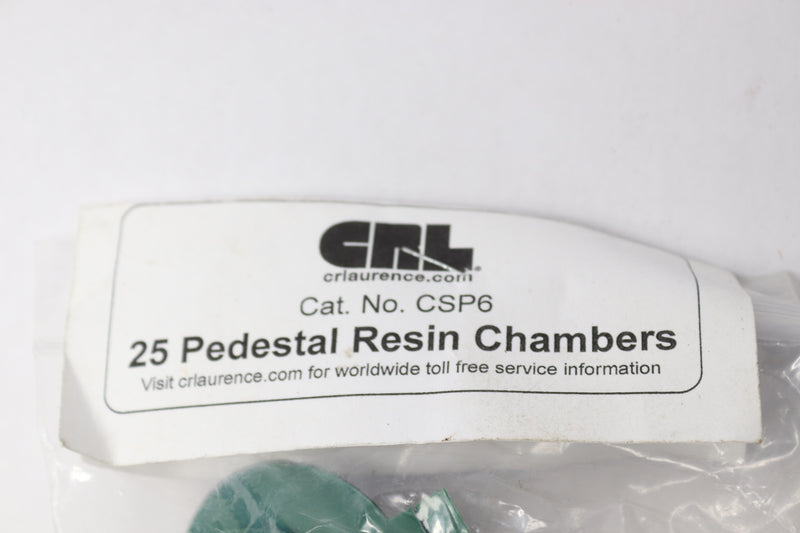CRL CSP6 Clear Vac Replacement Pedestals - 25 Pack