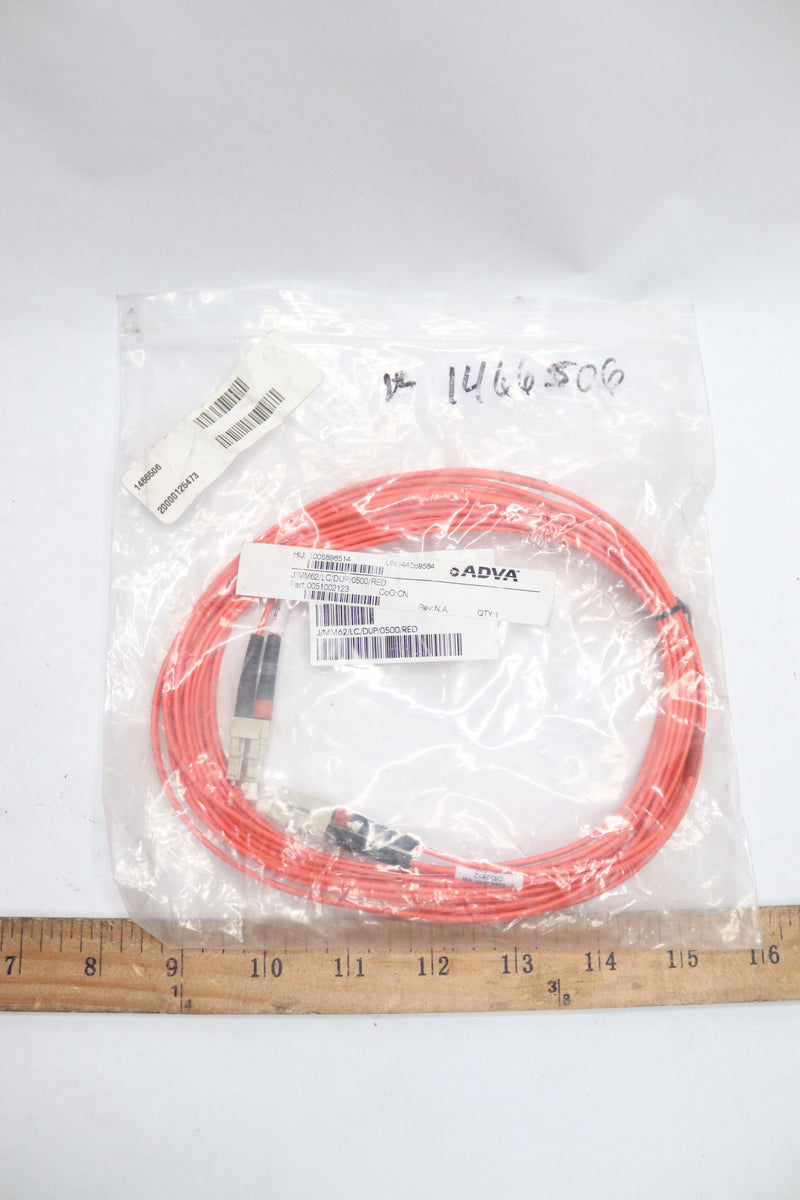 ADVA Optical Networking Duplex Cable J/MM62/LC/DUP/0500/RED 0051002123