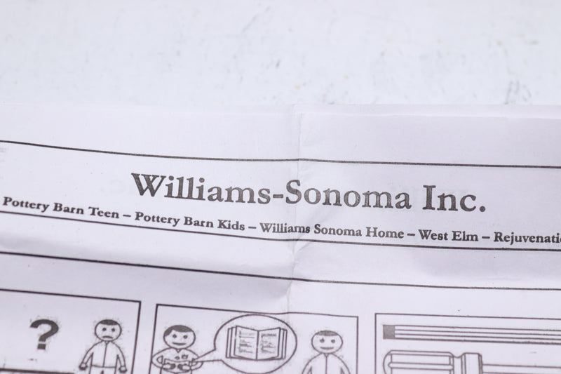 Williams Sonoma Drawer Pull Tumbled Brass 10"