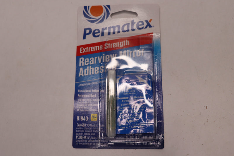 Permatex Rearview Mirror Adhesive Kit White 81840