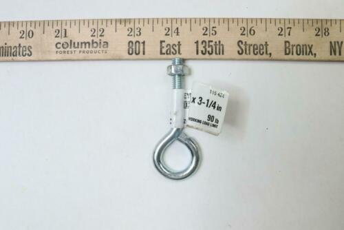 Everbilt Eye Bolt with Nut Zinc Plated 5/16" x 3-1/4" 115-424