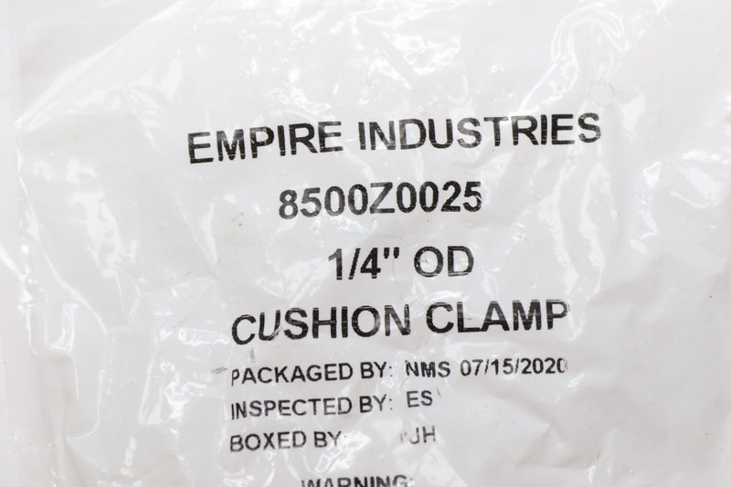 Empire Cushion Clamp 1/4" 8500Z0025