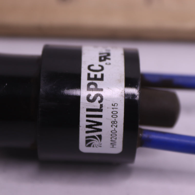 Wilspec Pressure Switch HM Series Manual Reset SPST/SPDT HM200-28-0015