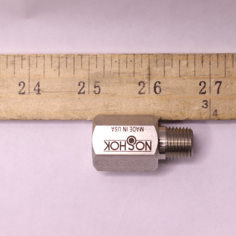 Noshok Sintered Pressure Snubber With Grade C Disc Stainless Steel 1/4" NPT