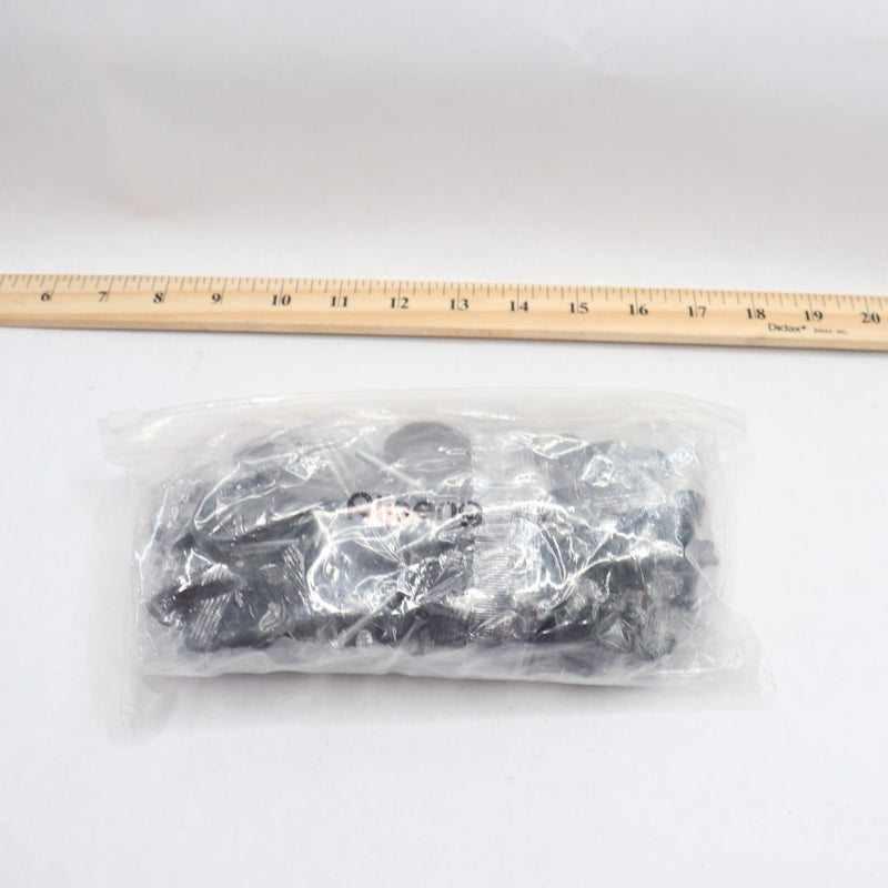 (36-Pk) Ripeng Cabinet Drawer Round Knobs Pulls Handle Metal Black