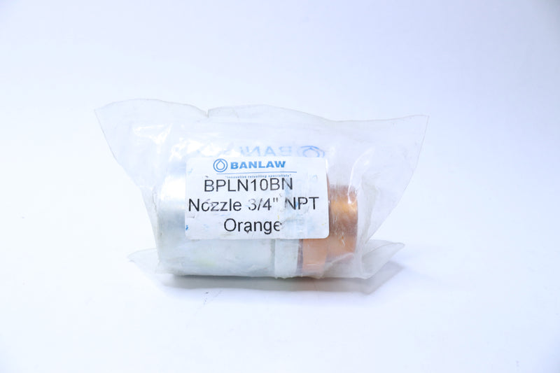 Banlaw Flush Face Nozzle Orange 3/4" BPLN10BN
