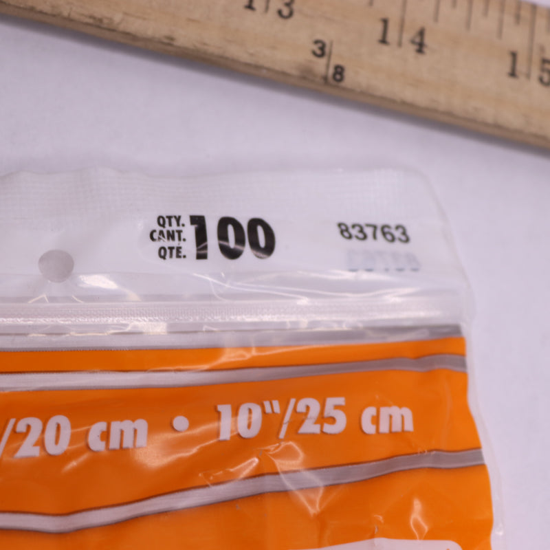 (100-Pk) Dorman Heavy Duty Wire Ties Nylon White 6" 8" 10" 83763