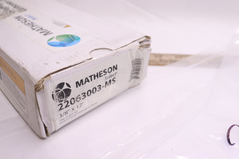 (50-Pk) Matheson Select Arc Gouging Carbon Copper Coated 3/8" x 12" 22063003-MS