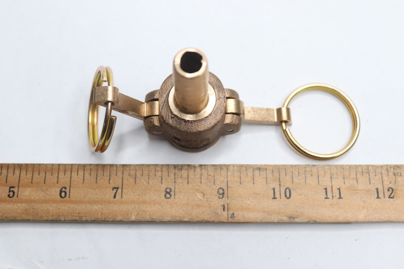 PT Coupling Camlock Type E Female Adapter Hose Barb Brass Fitting 1/2" E05C