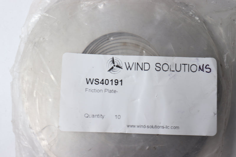(10-Pk) Wind Solutions Friction Plate WS40191