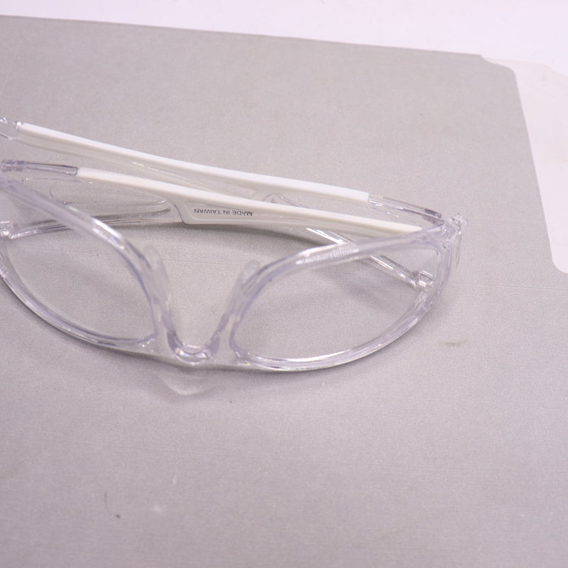 (2-Pk) Imperial Safety Glasses Clear Frame Clear Lens Anti-Fog 88368-2