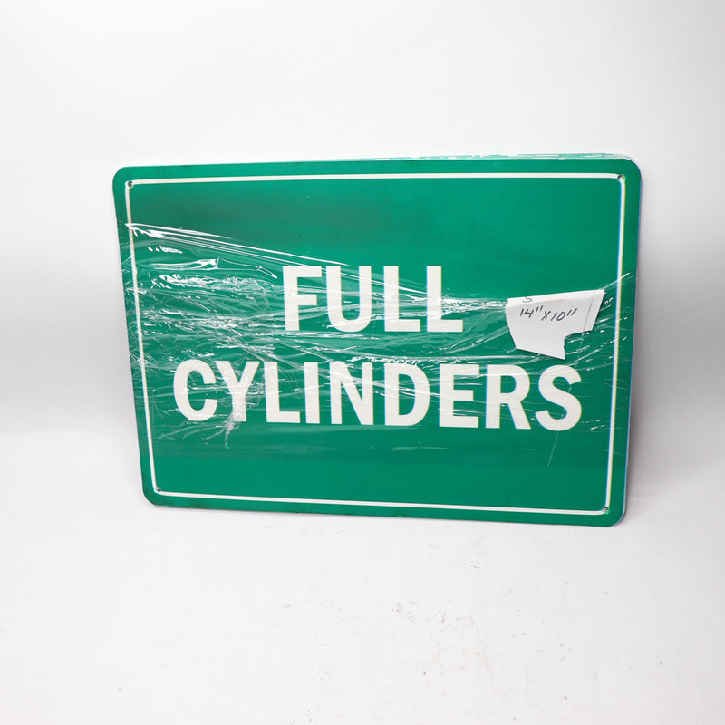 Full Cylinder Sign 3.5&quot; x 5&quot;