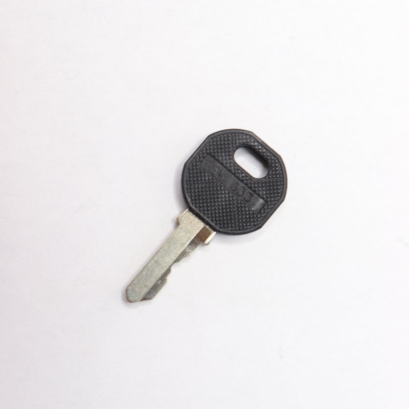 Replacement Lock Key Pre Cut Silver With Black Grip EK333