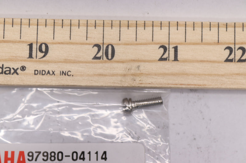 Yamaha Screw with Washer 97980-04114