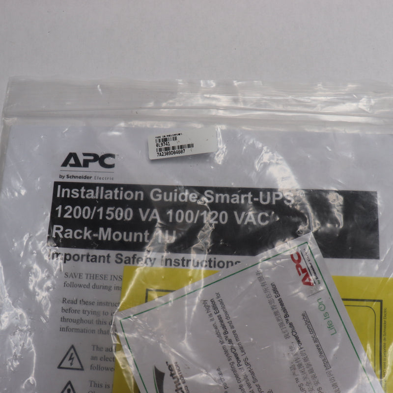 APC Smart UPS with SmartConnect 1500VA - Hardware Kit Only As Shown