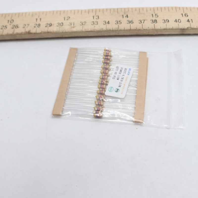 (40-Pk) Bojack Carbon Film Single Resistor 1/2W ±5% 4.7 KΩ/Ohm
