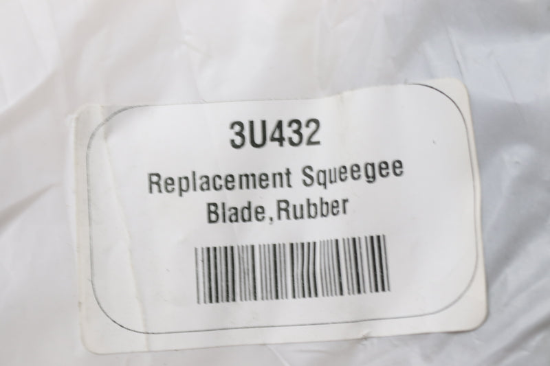 (5-Pk) Replacement Rubber Squeegee Blade Black 3U432