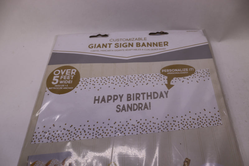 Amscan Customizable Giant Sign Banner 120568