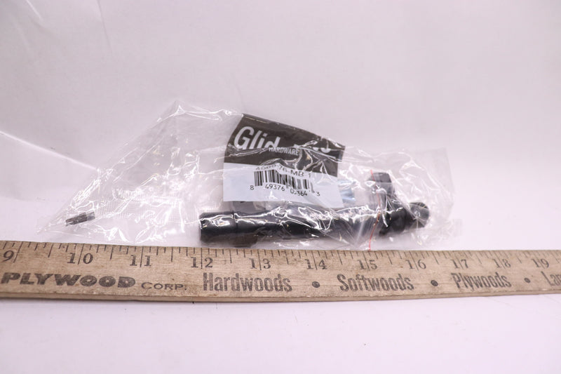 GlideRite Center Euro Solid Bar Pull Matte Black 4-1/2" L 4005-76-MB-1