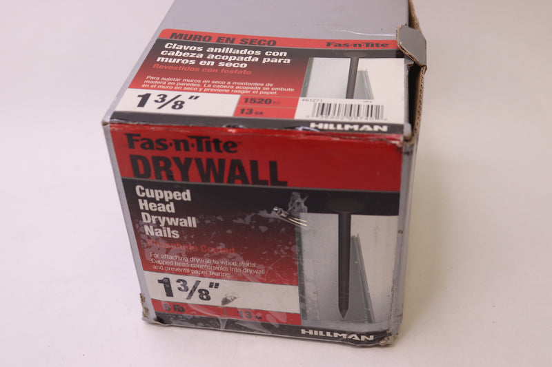 Fas-n-Tite Coated Drywall Nails 13 Gauge 5. lbs. 1-3/8" 461271