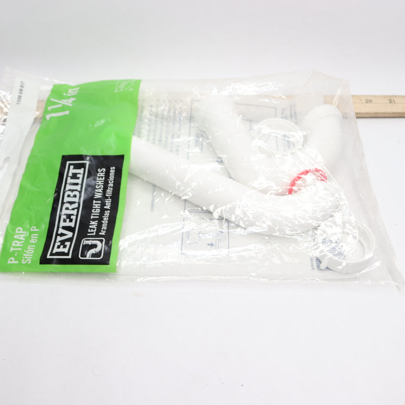 Everbilt P-Trap Leak Tight Washers Pipe Drain Plastic 1-1/4" 1008 436 817