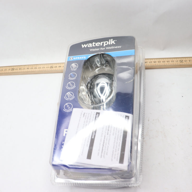 Waterpik Shower Head Chrome 5-Spray 3.75" TAV-553E