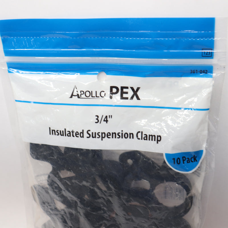 (10-Pk) Apollo Insulated Stud Suspension Clamp Plastic 3/4" APXSUSCLAMP34