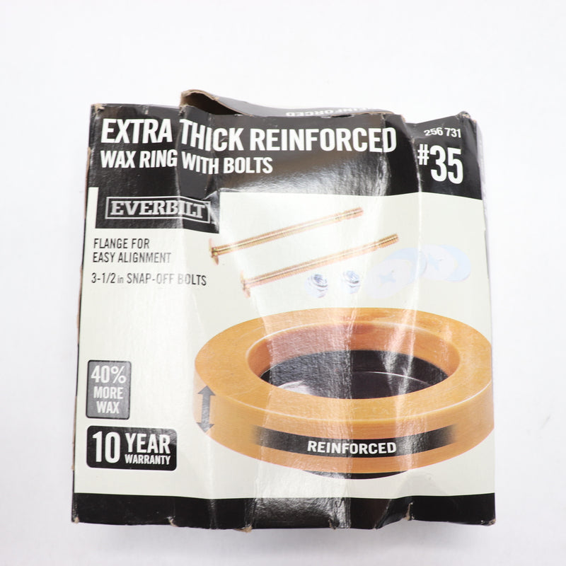 Everbilt Extra Thick Reinforced Toilet Wax Ring 256731  004374