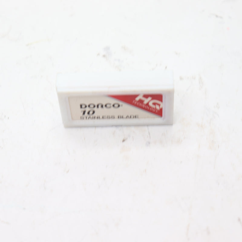 (10-Pk) Dorco Double Edge Razor Platinum Stainless Blades