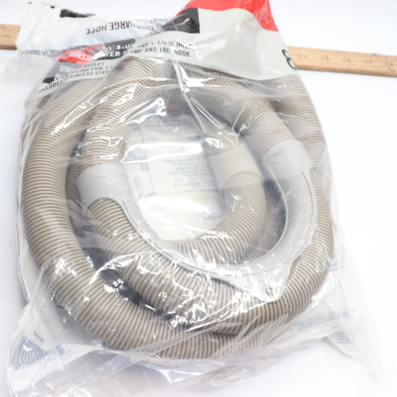 Everbilt Corrugated Washing Machine Discharge Hose 8FT HRBDIS08EB 1001298164