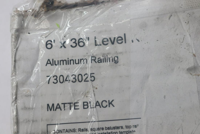 Rail Level Kit Aluminum Matte Black 6-ft. x 36" 73043025