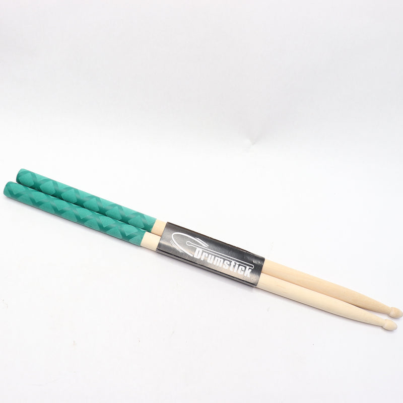 (Pair) Sweat-proof Anti-slip Drum Stick Grips X-texture Green 8527848229