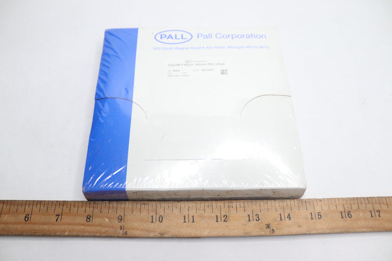 (25-Pk) Pall Supor 450 Membrane Disc Filters 0.45 µm Pore 142 MM Diameter 66553