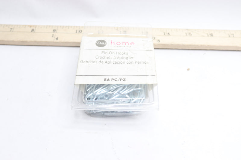 (56-Pk) Dritz Home Pin-On Drapery Hooks 44328