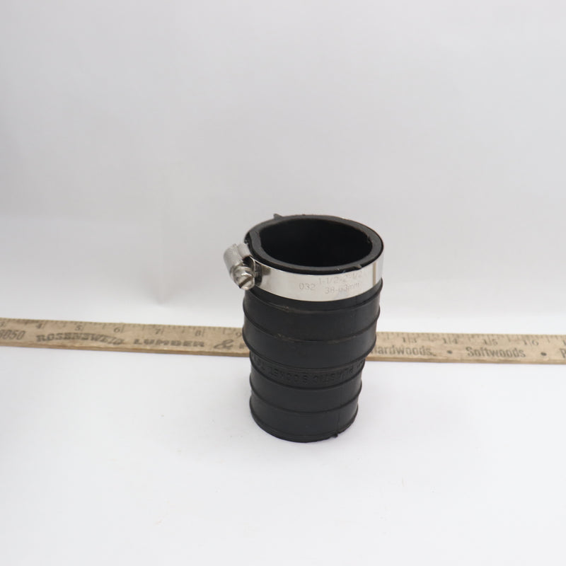 Fernco Flexible Coupling Pipe Size 1-1/2" 1059-150 - Missing Clamp