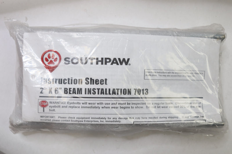 SouthPaw 7013 Beam Installation Kit 2" x 6"