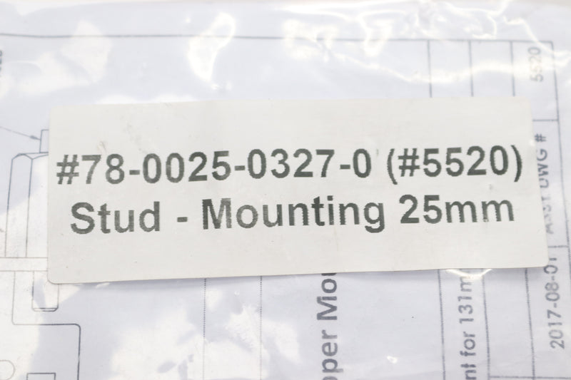 (4-Pk) 3M Mounting Stud 25mm 78-0025-0327-0