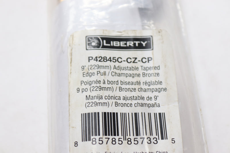 Liberty Adjustable Drawer Pull Champagne Bronze 2" x 8-13/16" P42845C-CZ-CP