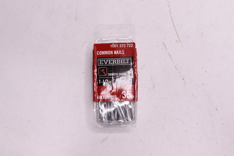 (35-Pk) Everbilt Common Nails Galvanized 1-1/2" 803444