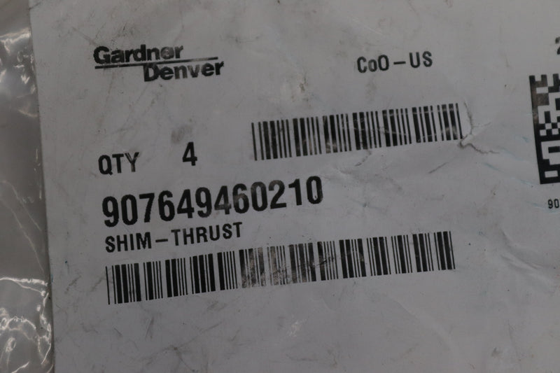 (4-Pk) Gardner Denver Thrust Shim 907649460210