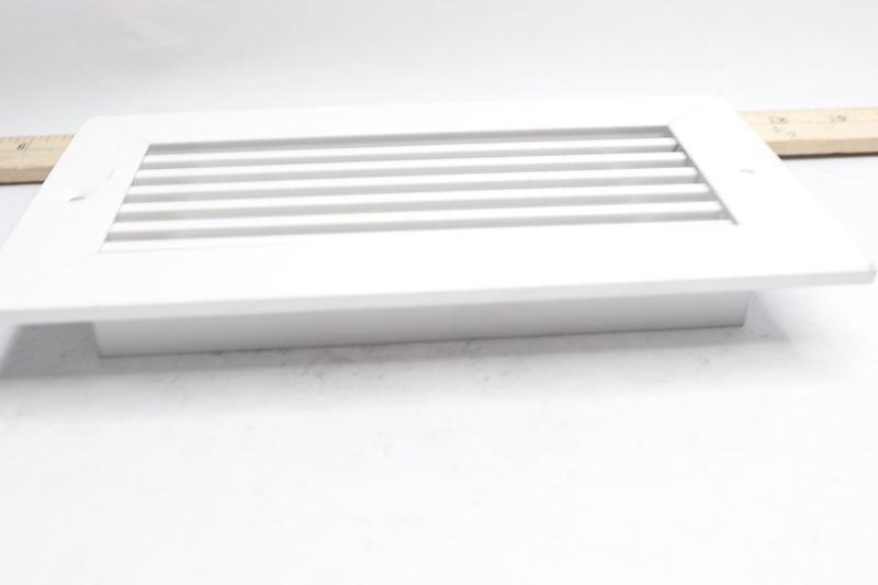 Hart Cooley Louvered Register Vent Duct Cover White - Slight Scratch as Pictured