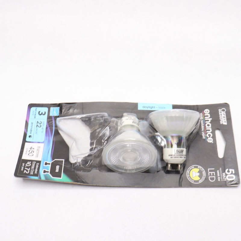 (2-Pk) Feit Electric LED Bulb MR16 450L 6W BPMR16IFGU500950CA/3