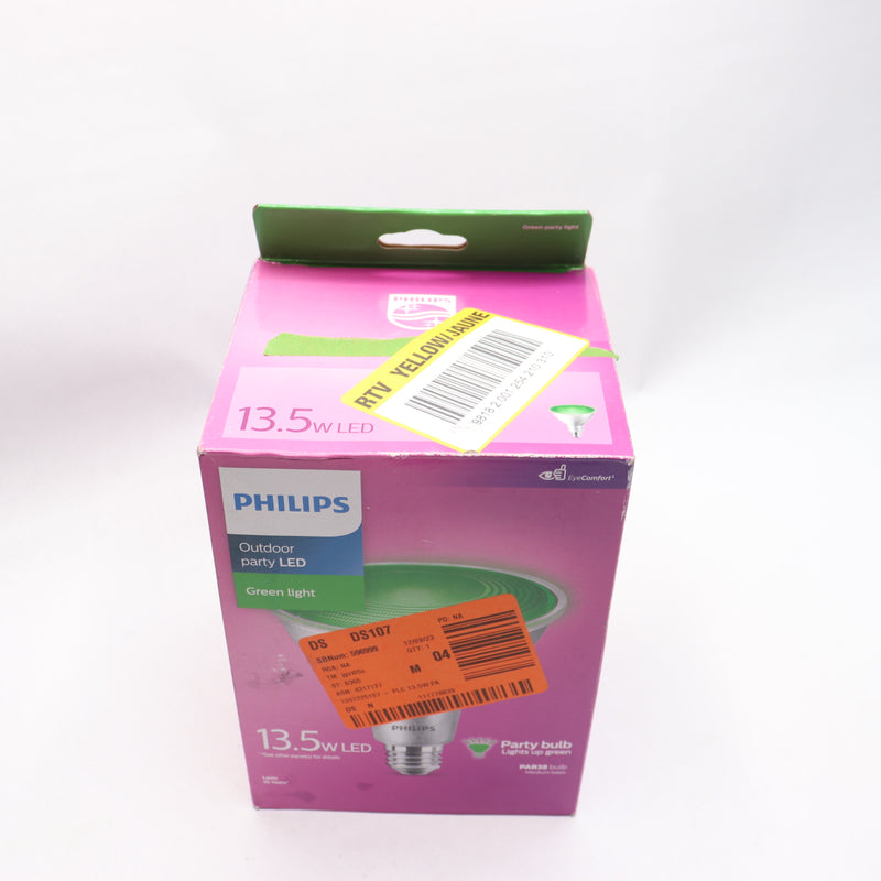 Philips LED Floodlight Light Bulb Green 100W 9290013067