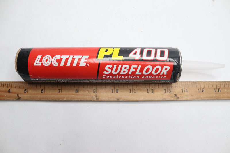 Loctite Subfloor and Deck Construction Adhesive White 10 Ounce PL400