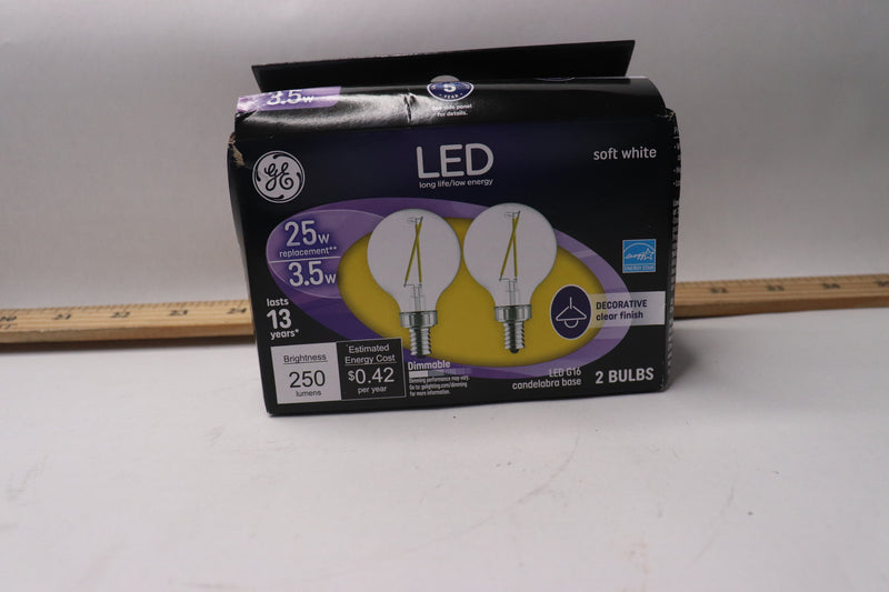 (2-Pk) GE Lighting LED Bulb Soft White 25 Watt 28297